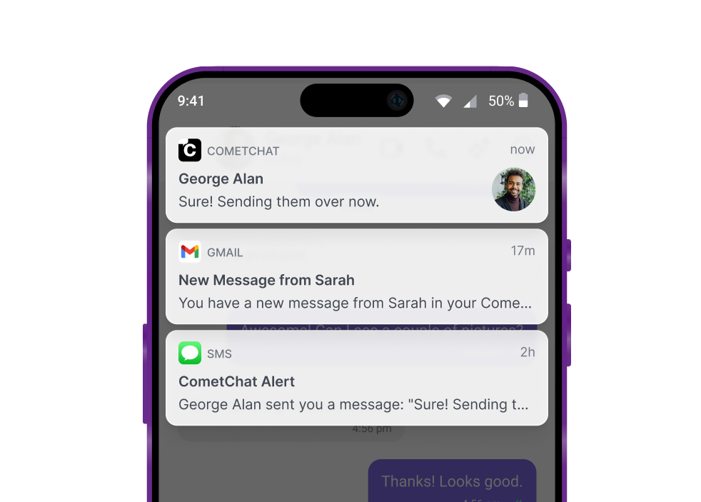 Notifications - CometChat Docs